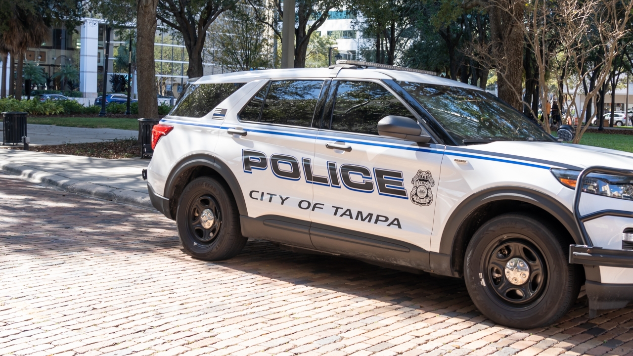 Tampa police vehicle