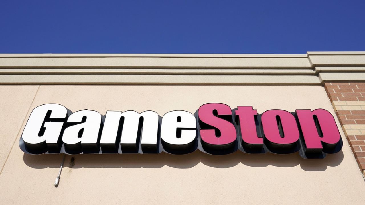A GameStop store is shown.