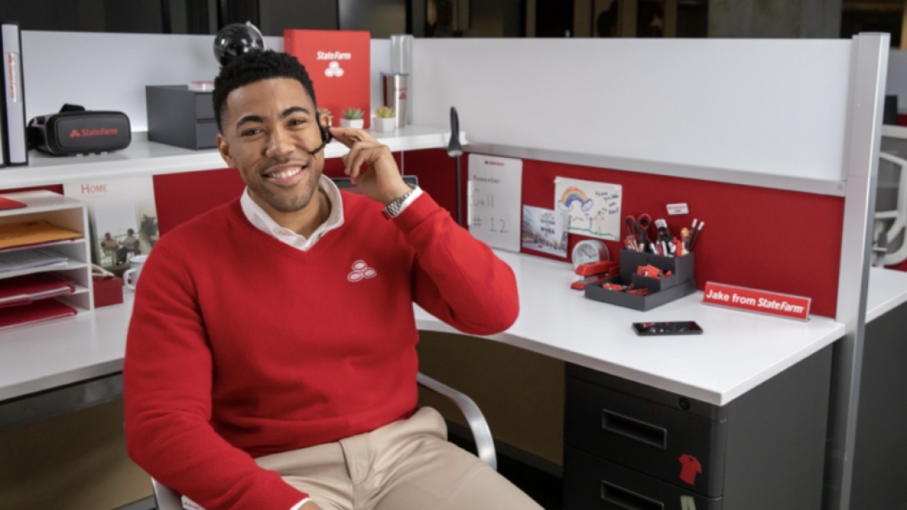 Kevin Miles as Jake from State Farm in a commercial.
