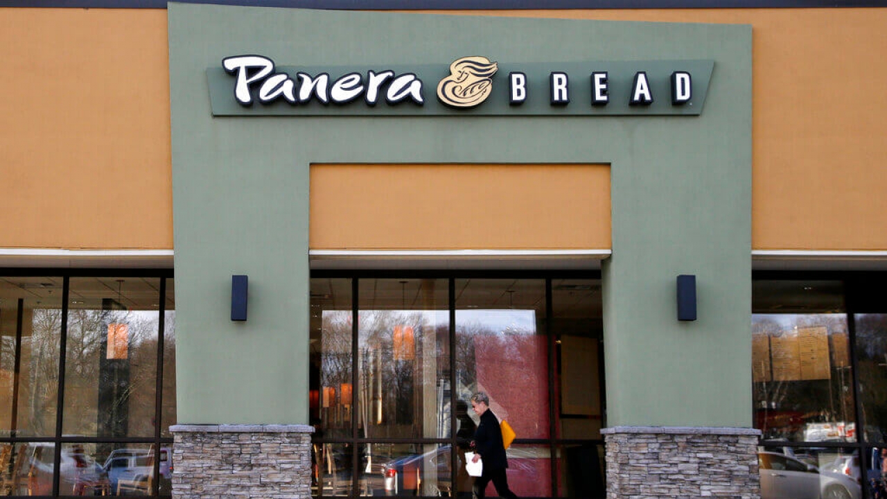 A Panera Bread storefront