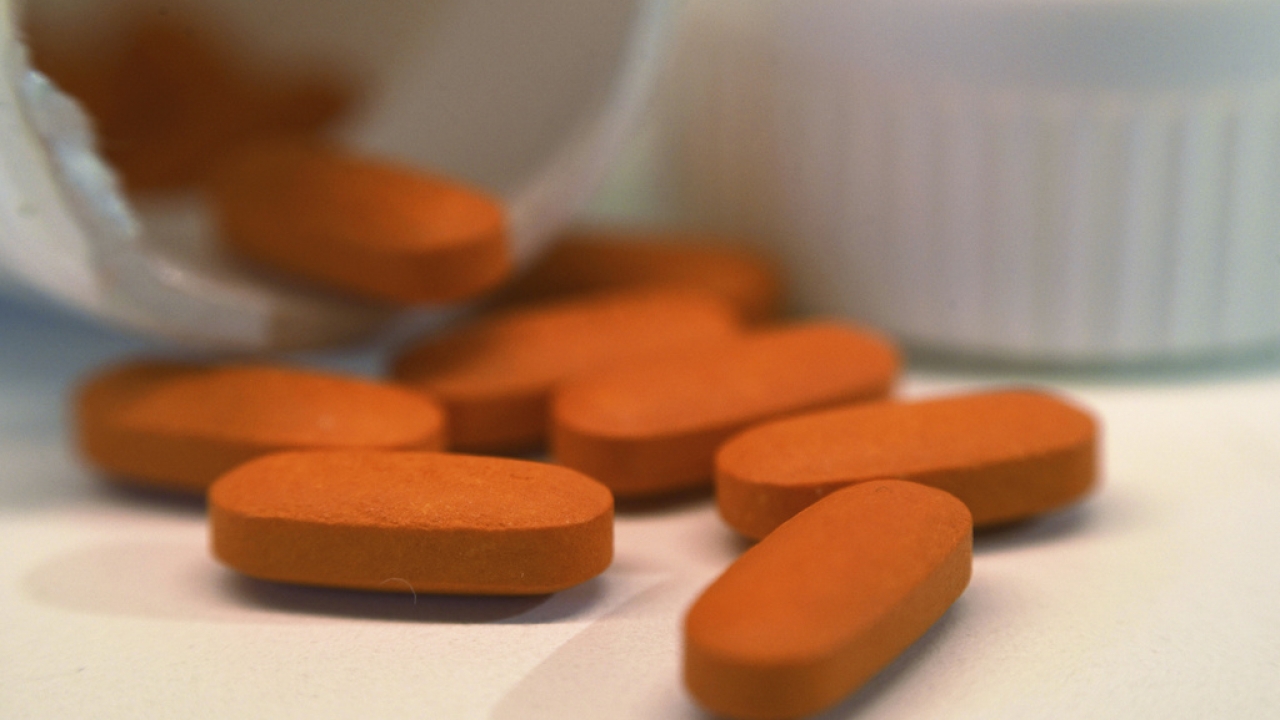 Tablets of ibuprofen.