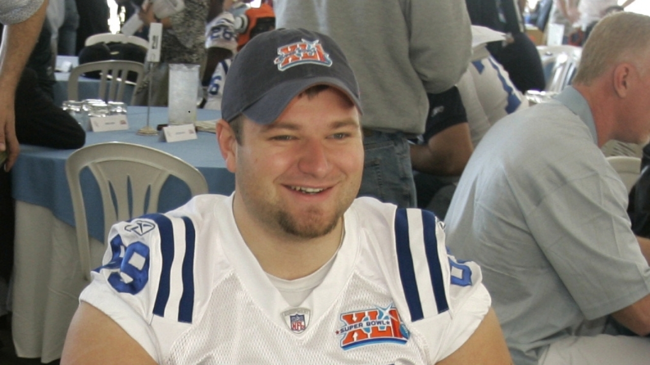 Colts offensive lineman Matt Ulrich