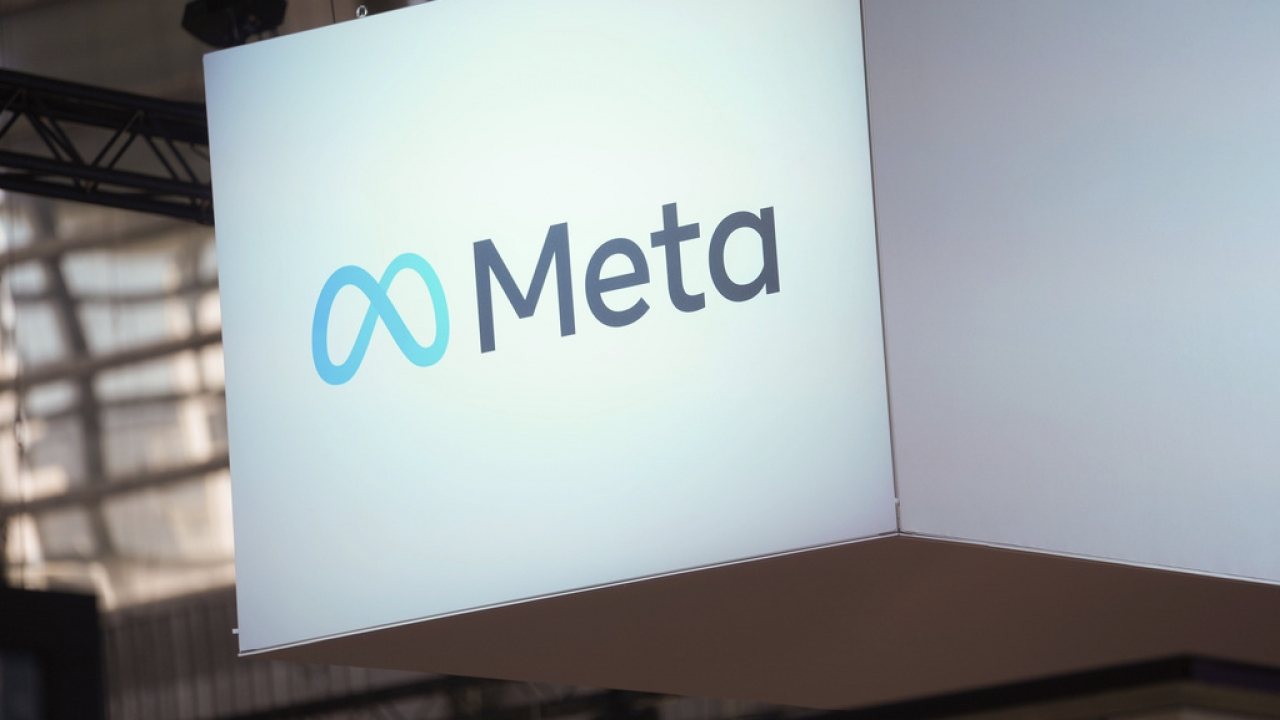 The Meta logo is shown.