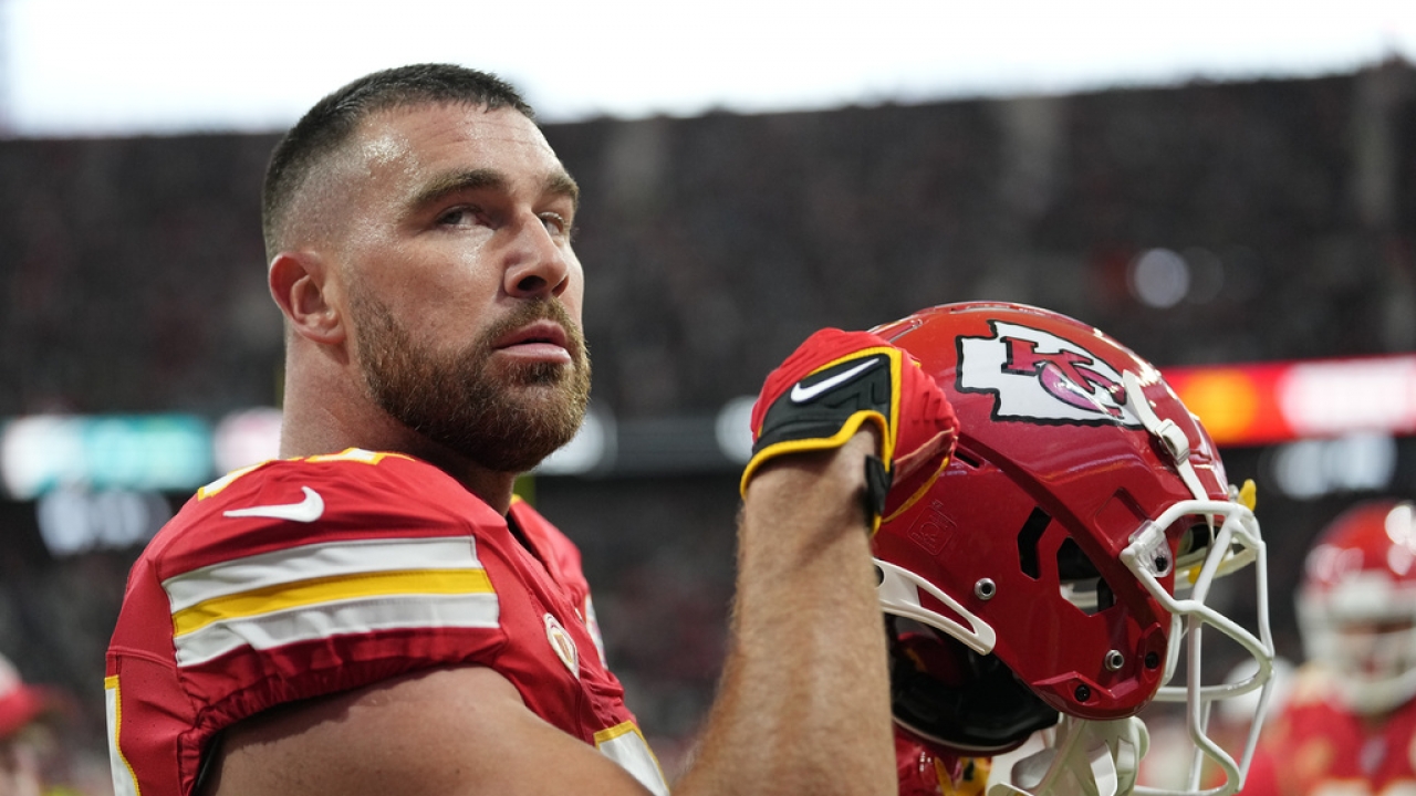 Travis Kelce is pictured.