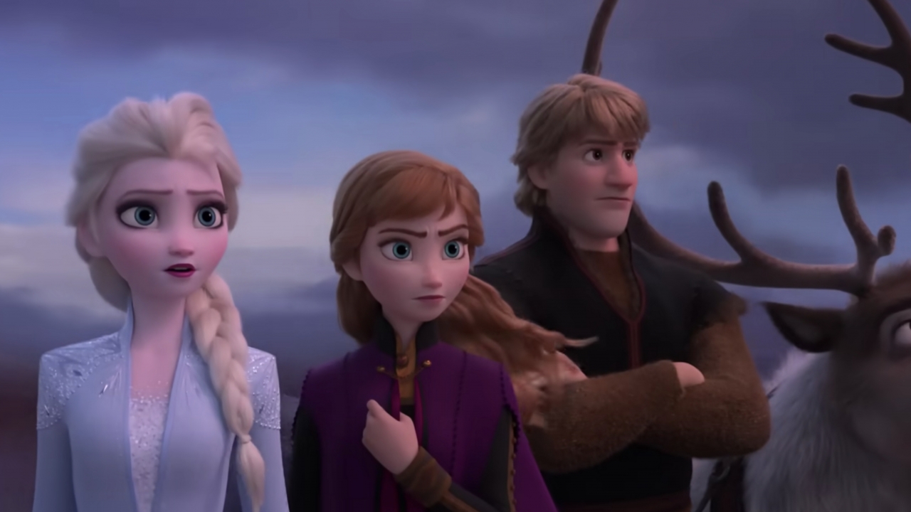 An image from "Frozen II" is shown.