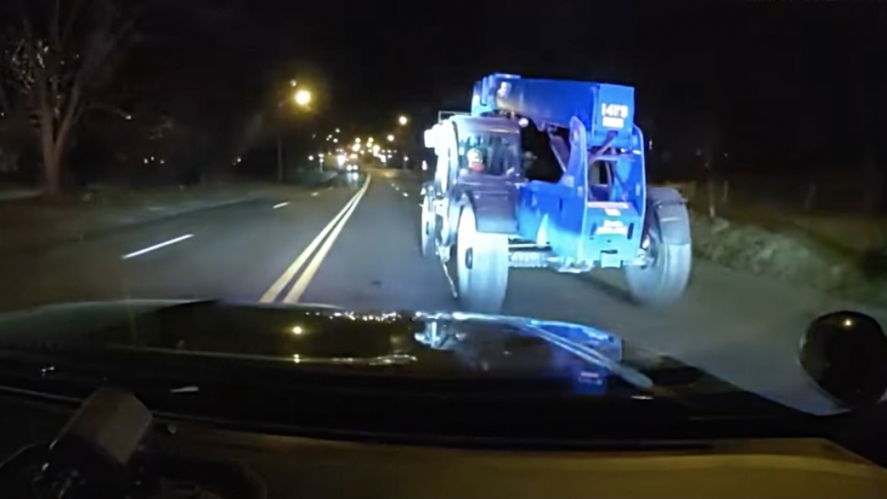 Young boy leads Michigan police on hourlong chase in stolen forklift