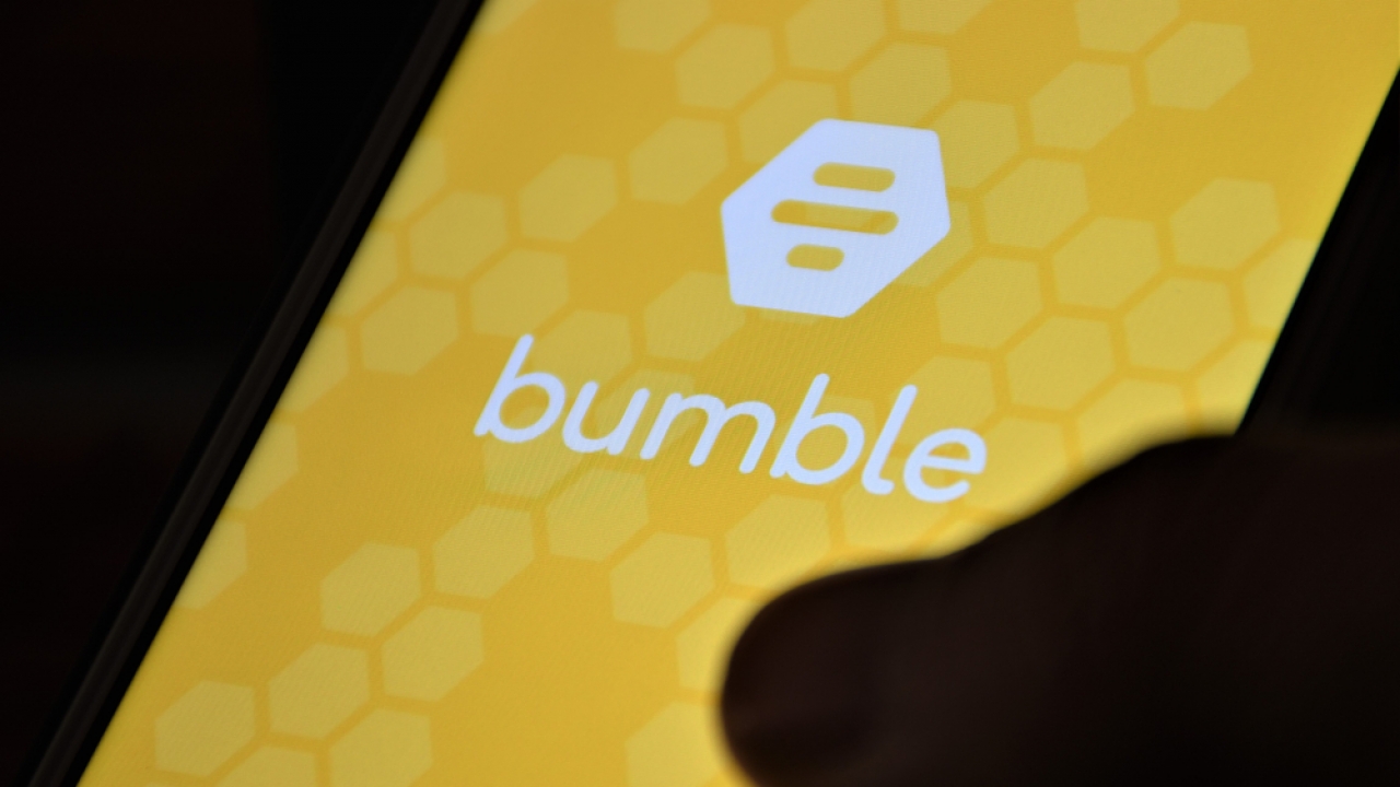 Bumble app screen on a phone