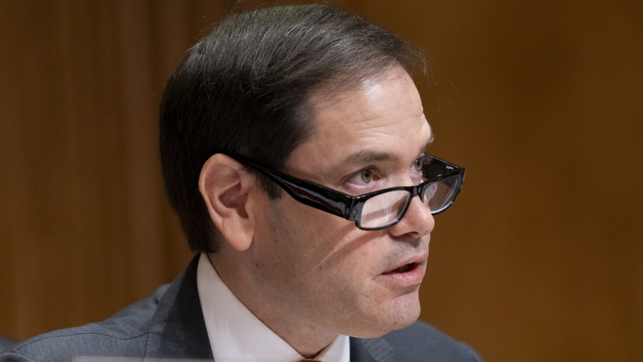Sen. Marco Rubio, R-Fla. speaks during a Senate Foreign Relations Committee