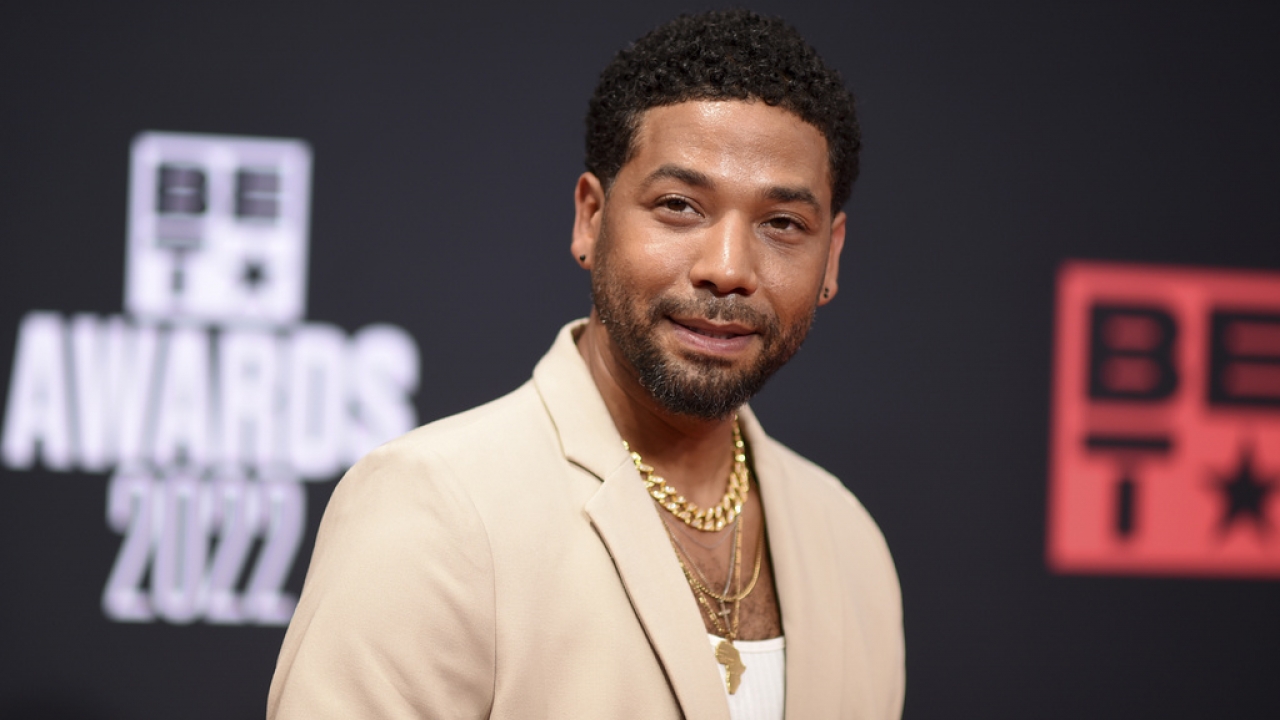 Jussie Smollett arrives at the BET Awards in June 2022.