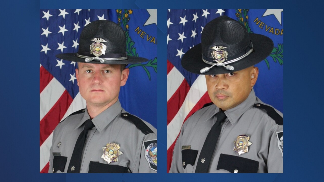 2 Nevada troopers hit, killed while helping stranded motorist