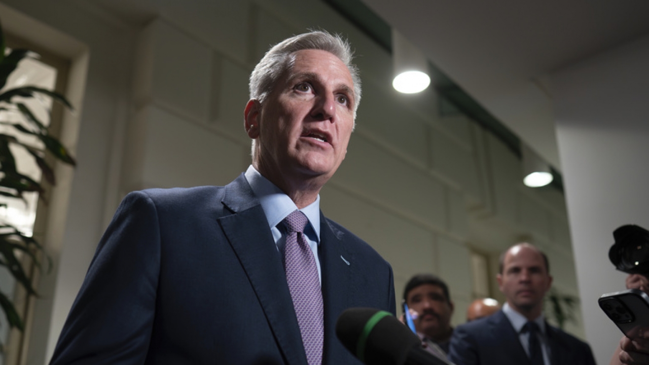 Former House Speaker Kevin McCarthy to resign at year's end