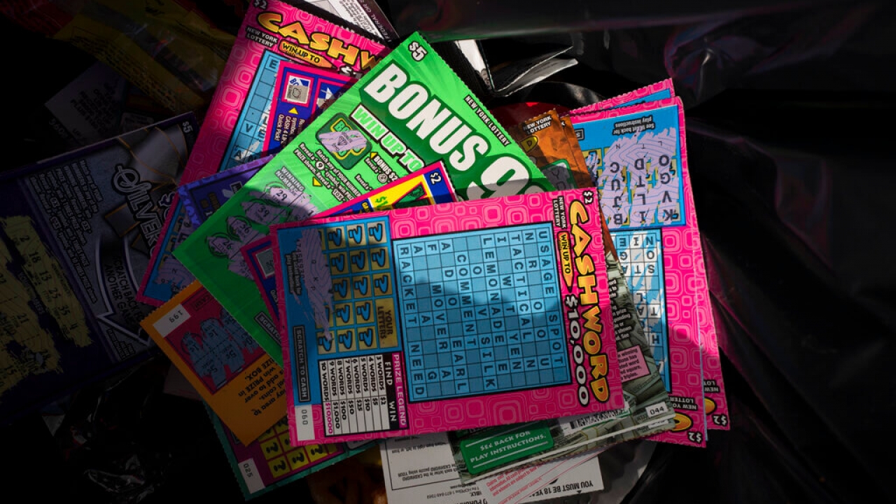 New York Lottery scratch-off tickets