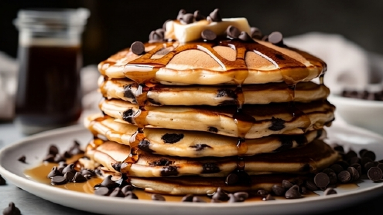 Stock photo of pancakes.
