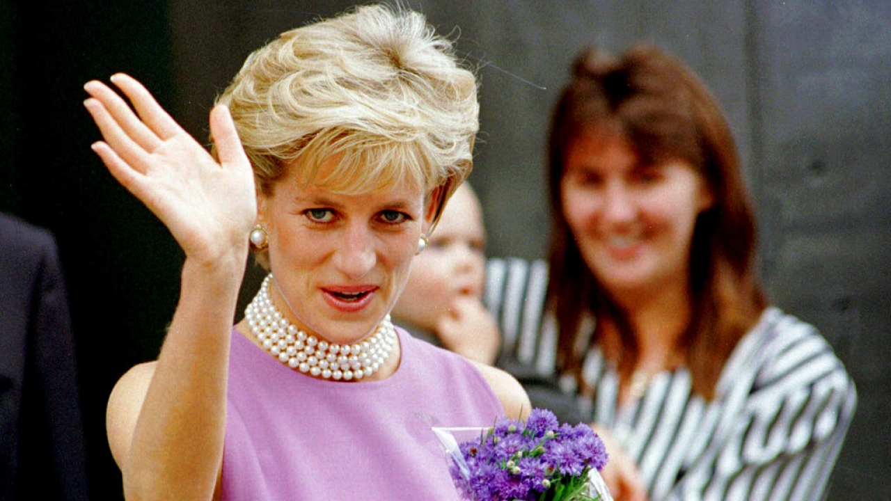 Diana, Princess of Wales waves to the crowd in Sydney Australia on November 1, 1996