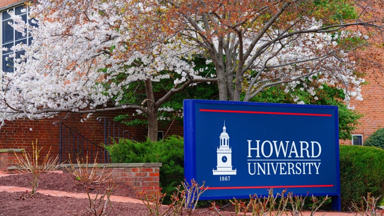 Howard University sign
