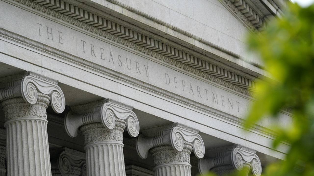 The Treasury Building in Washington, D.C.