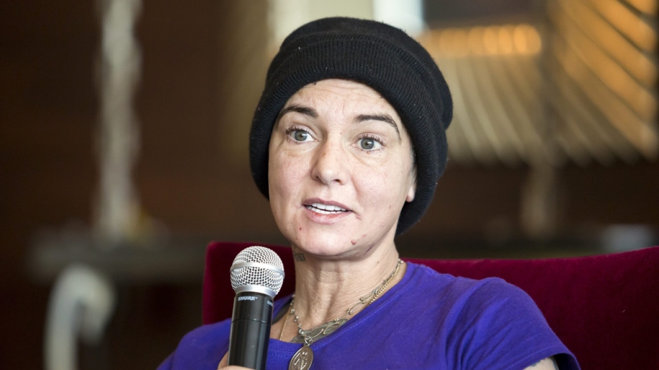 Singer Sinead O'Connor is pictured.