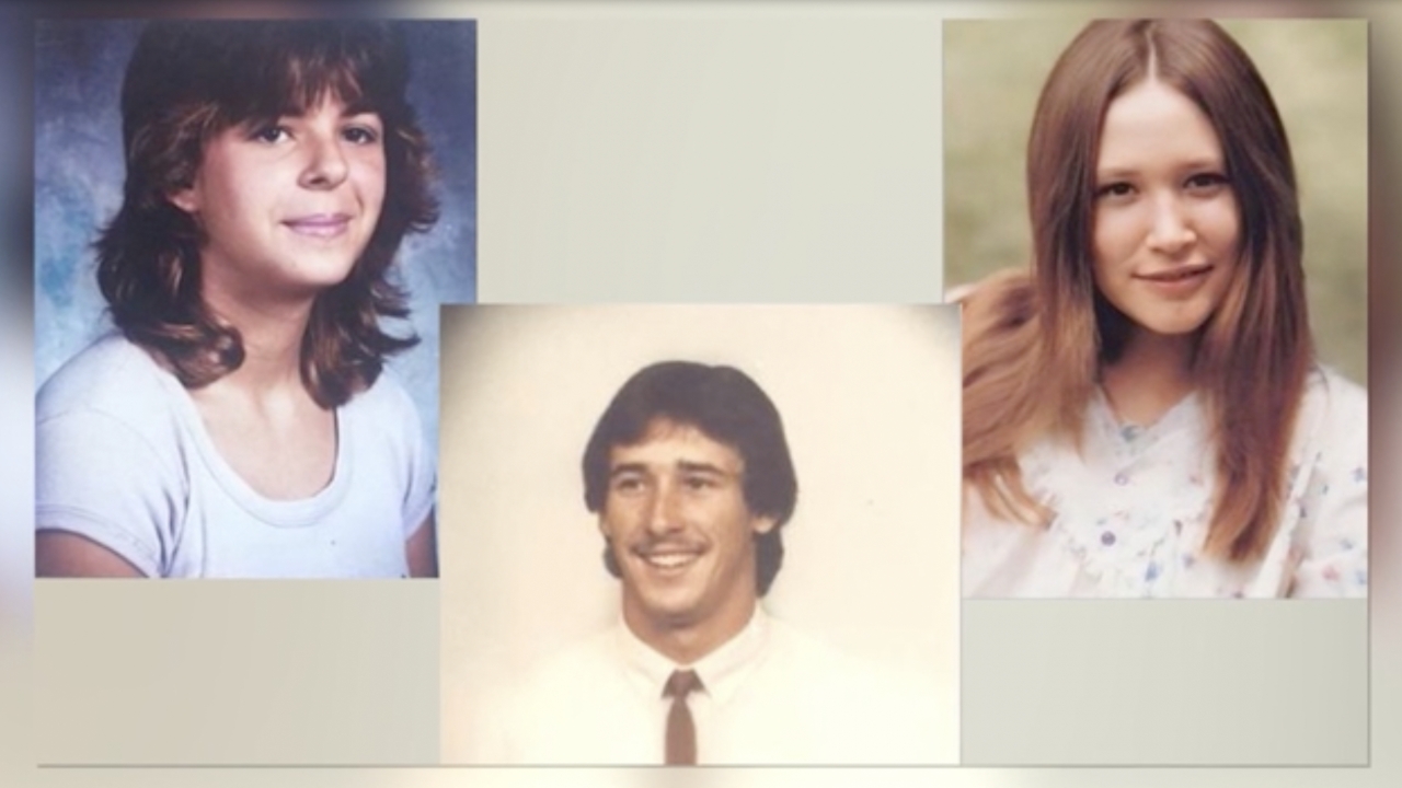 Photos of three Virginia murder victims from the 1980s