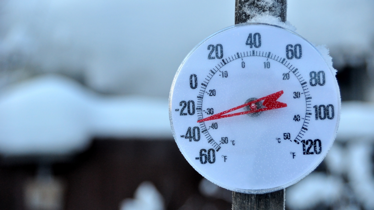 Stock photo of a thermometer.