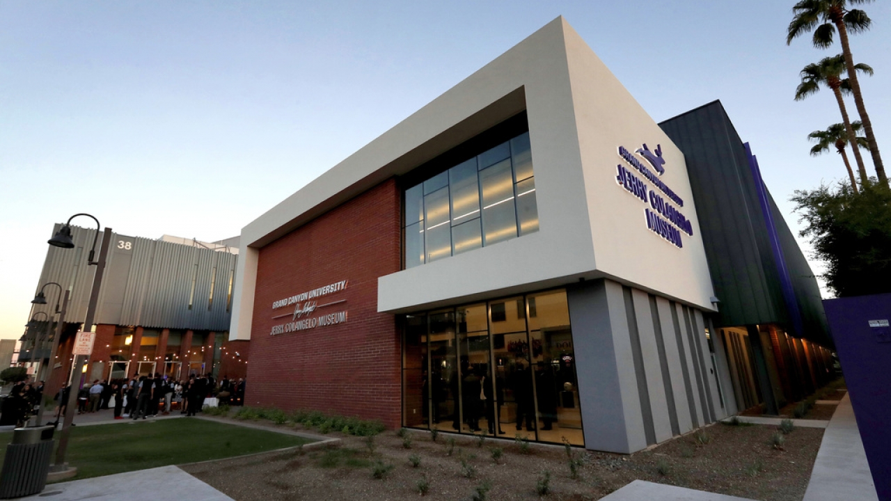 The Jerry Colangelo Museum at Grand Canyon University is seen.
