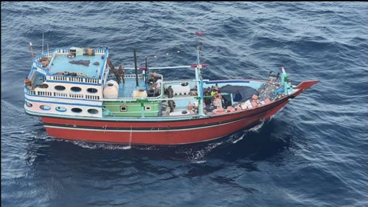 A vessel that carried Iranian-made missile components bound for Yemen's Houthis.