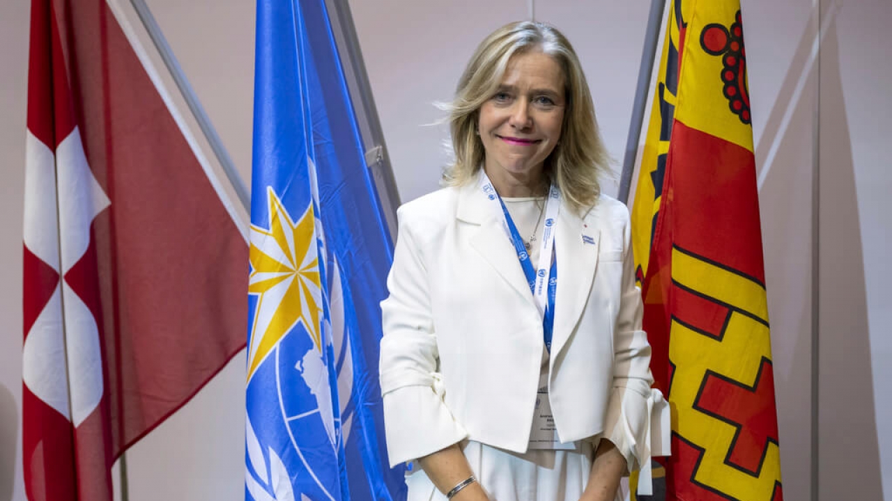 Celeste Saulo, the first female secretary-general of the World Meteorological Organization