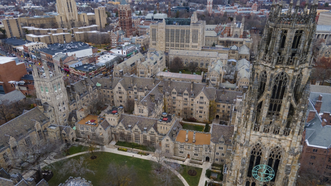 The Yale University campus