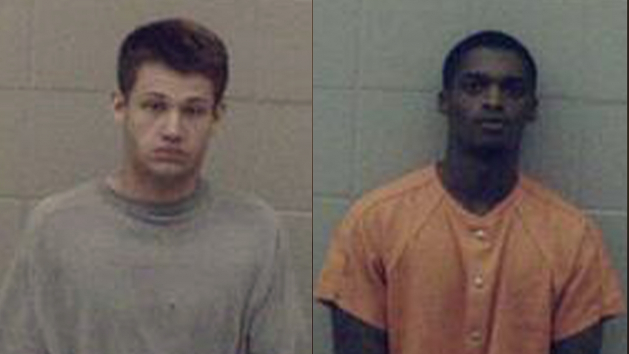 Noah Roush and Jatonia Bryant, both escaped inmates, are pictured.