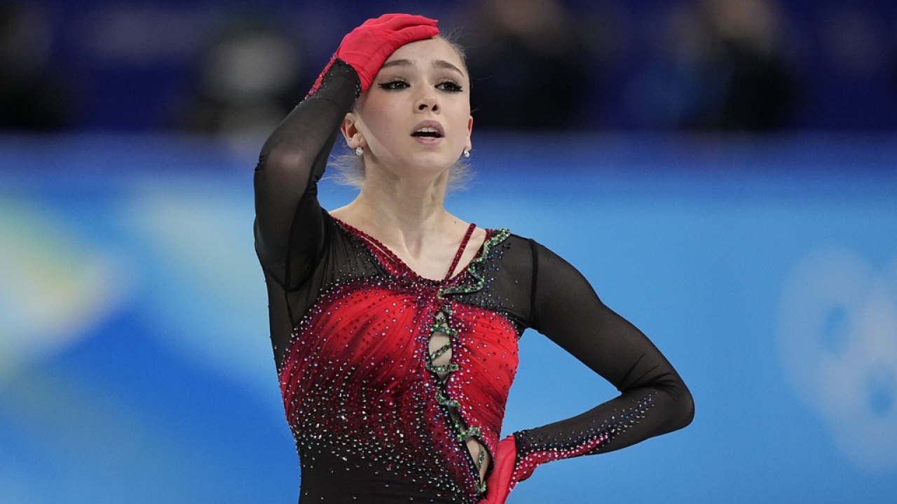 Russian figure skater Kamila Valieva.