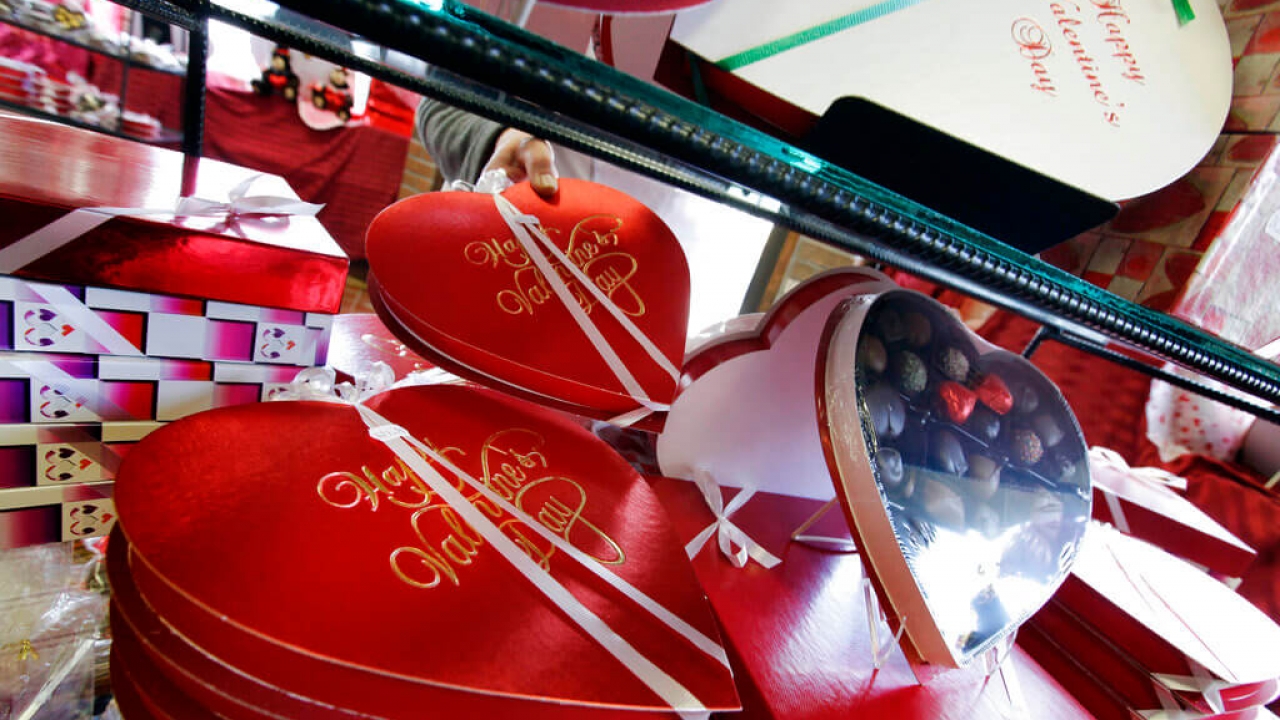 Valentine's Day chocolates for sale