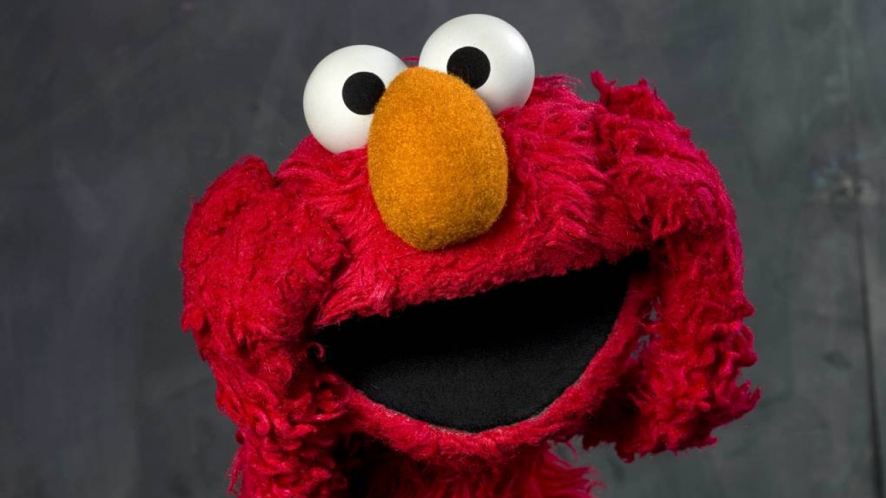 "Sesame Street" muppet Elmo poses for a portrait.
