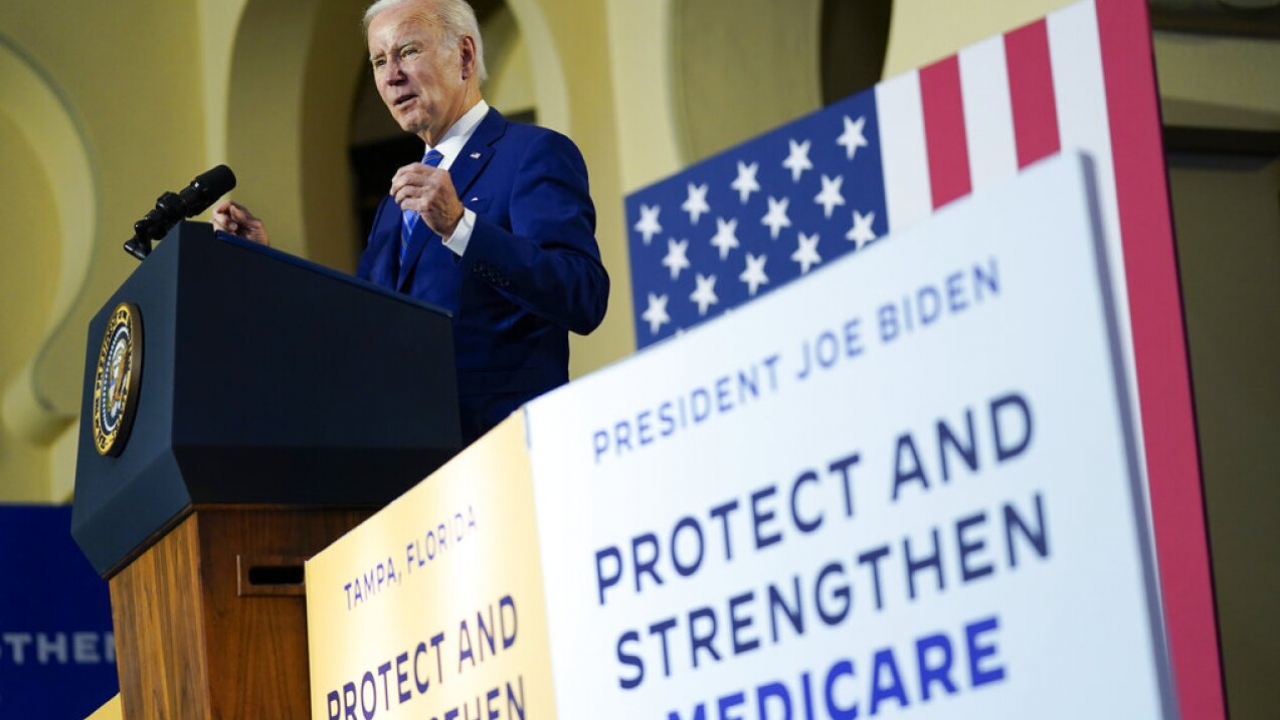President Joe Biden speaks on Medicare plan.