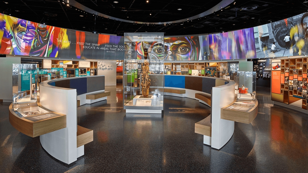 An exhibit at the National Museum of African American History and Culture