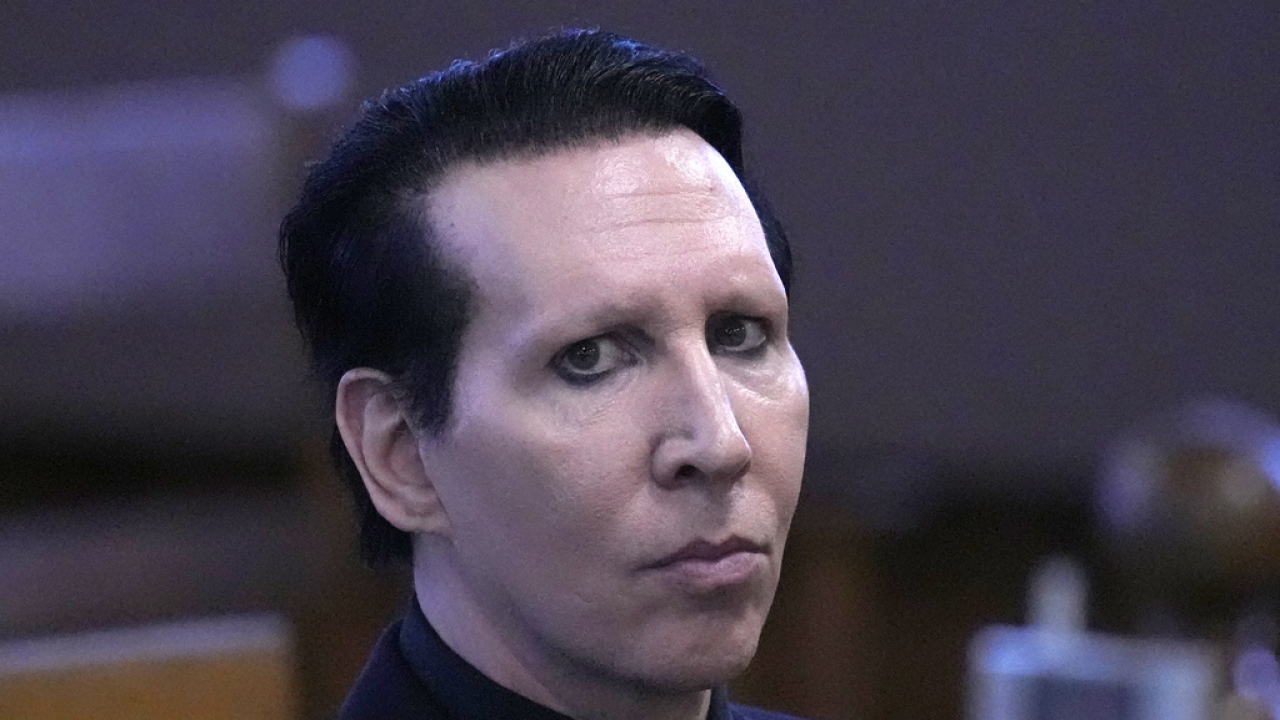 Musical artist Marilyn Manson.
