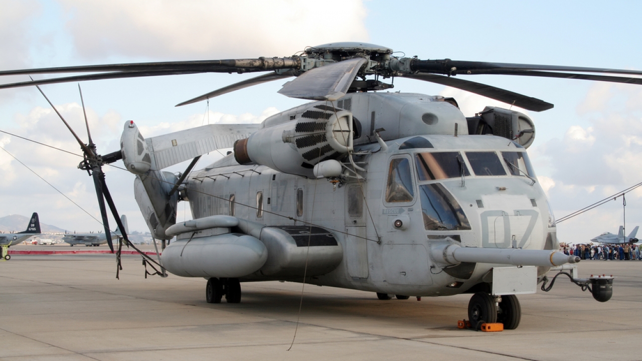 CH-53E Super Stallion helicopter.