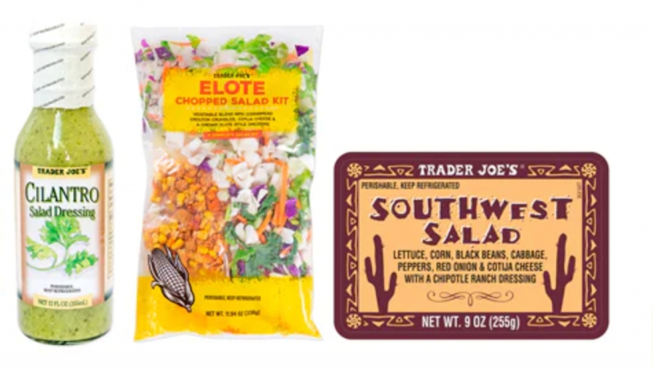 Several of the products recalled by Trader Joe's.