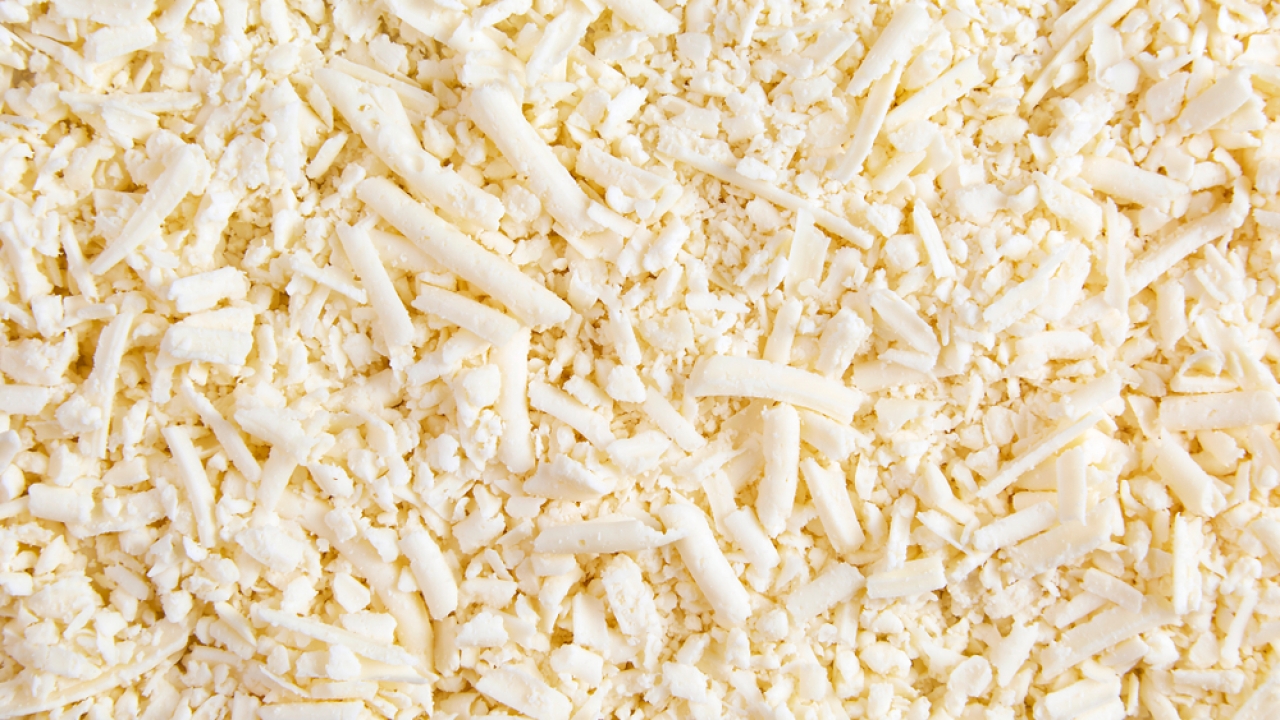 Traditional cotija grated cheese