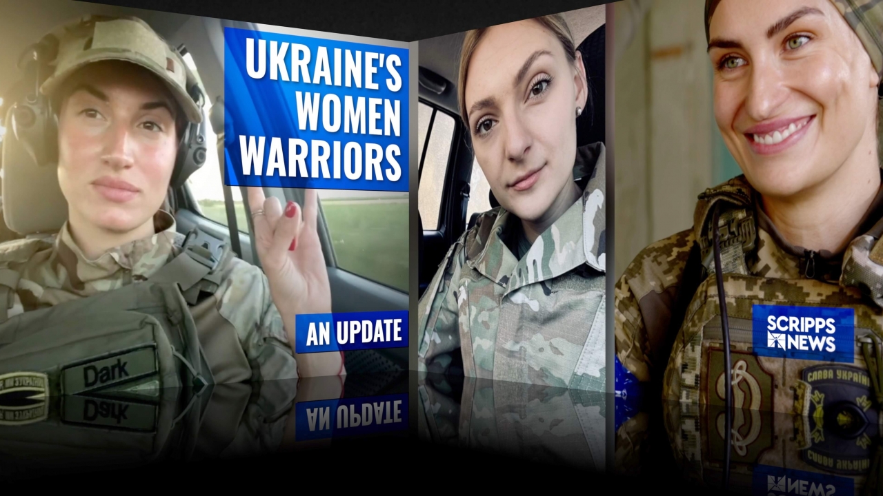 Keeping up with Ukraine's fearless women warriors
