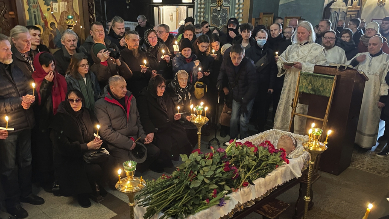 Funeral service held for Russian opposition leader Alexei Navalny