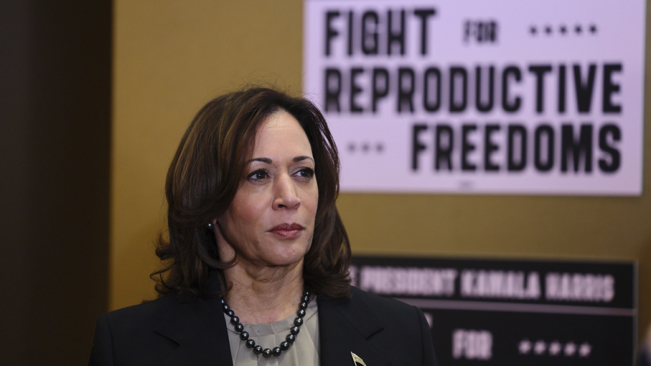 Kamala Harris makes history as first VP to visit an abortion clinic