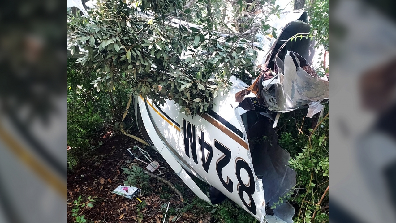 Parents, 2-year-old daughter escape plane crash using parachute