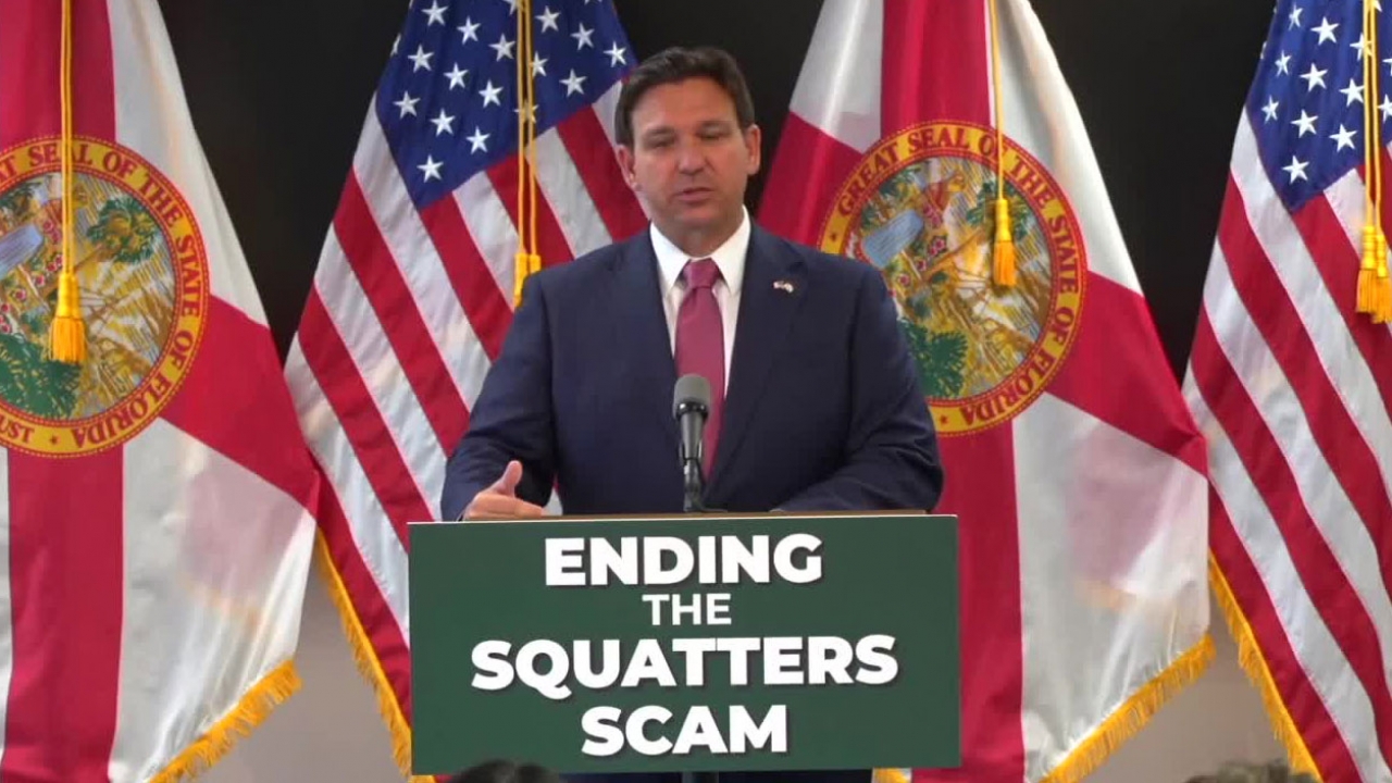 Florida Gov. Ron DeSantis signs law squashing squatters' rights
