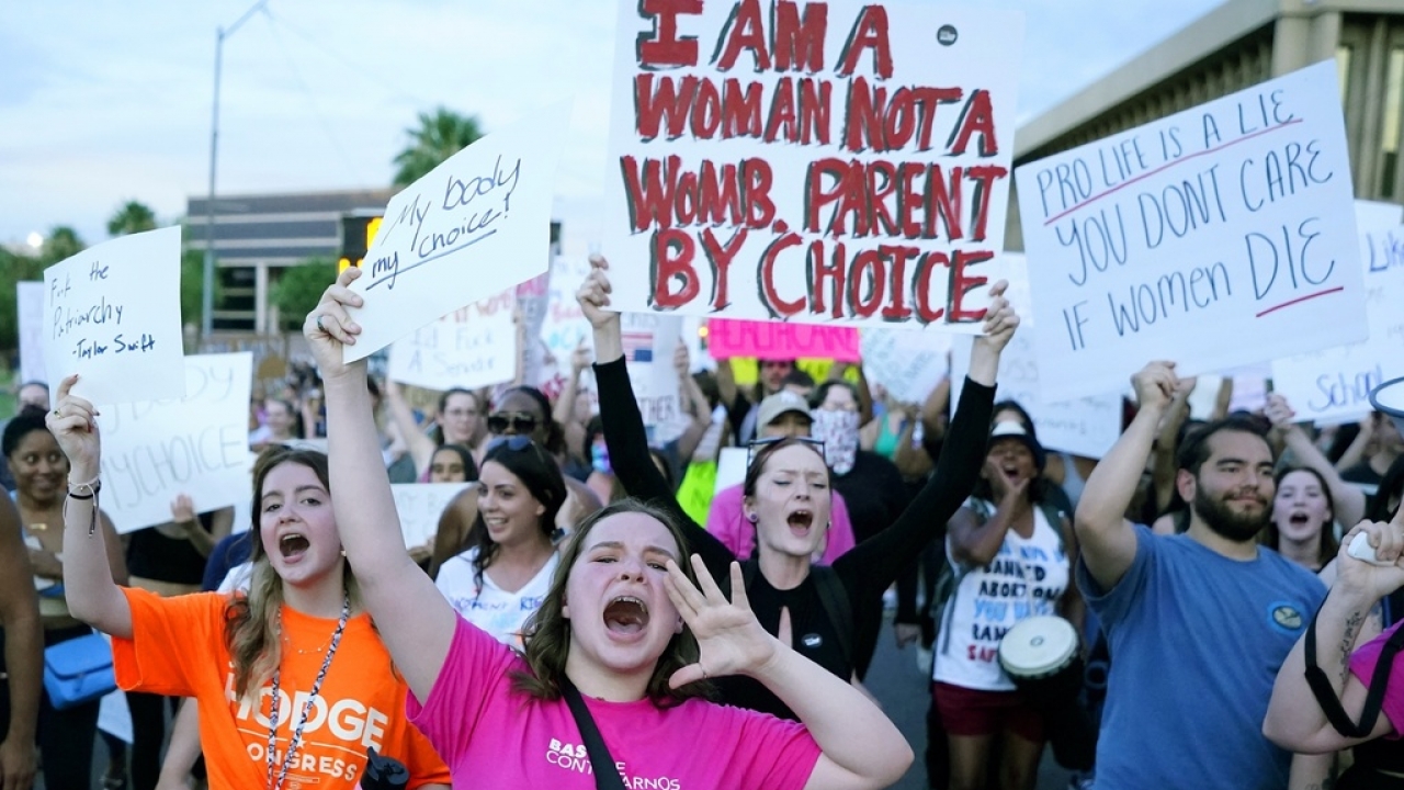 How will Arizona's near-total ban on abortion be enforced?