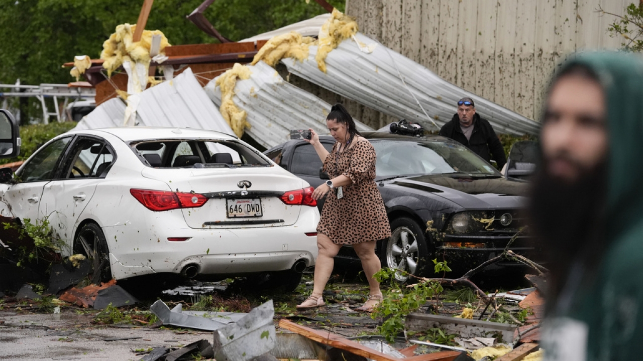 Storms bring floods and damaging winds to states across the South