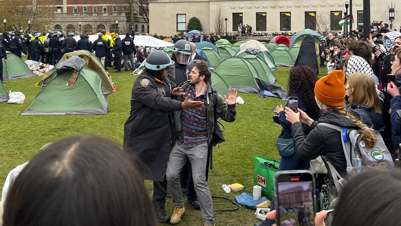 Columbia University goes virtual as pro-Palestinian protests continue