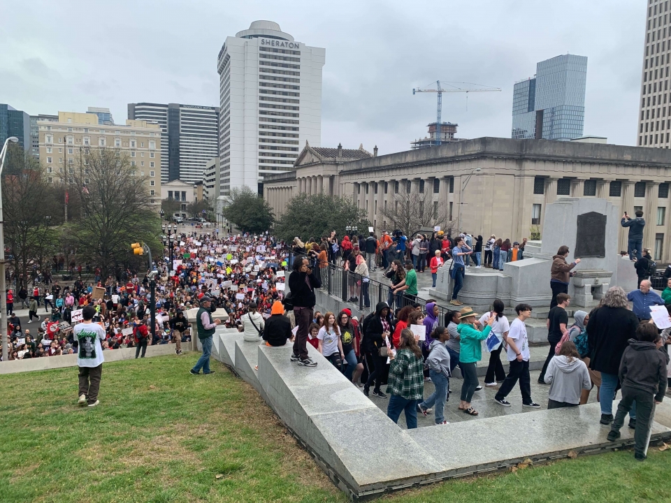 Nashville students rally for gun control in wake of school shooting