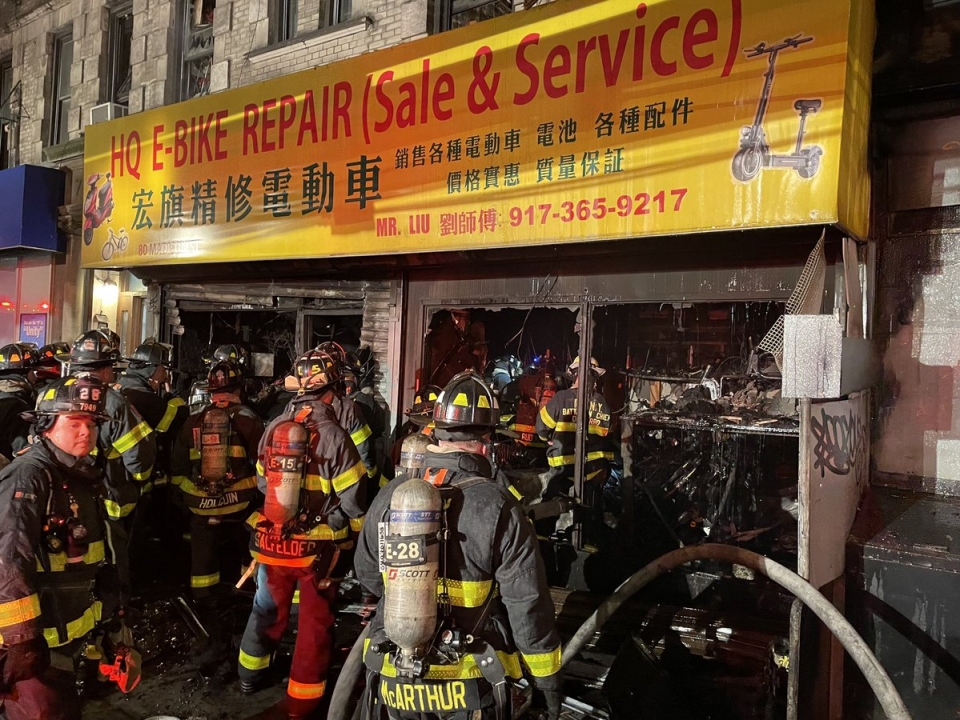4 dead, 2 critically injured after fire breaks out at NYC e-bike shop