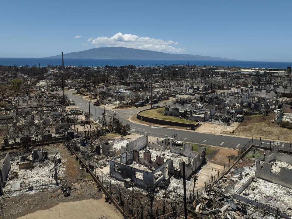 What is the plan to rebuild Lahaina?