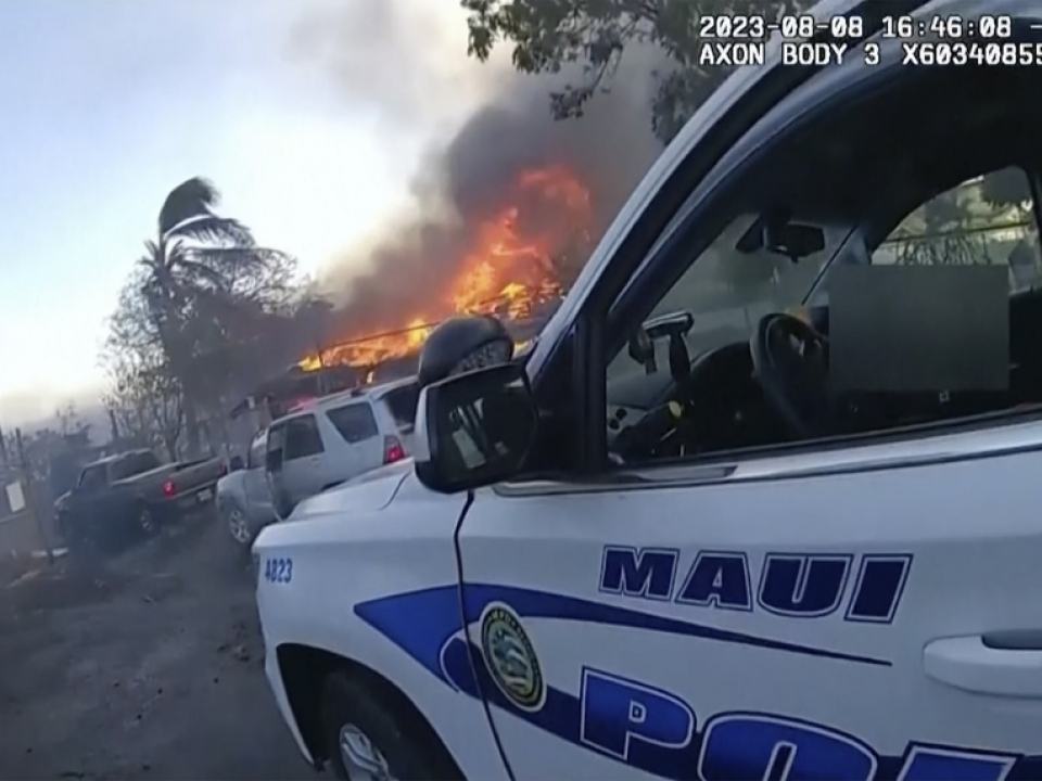 Maui police release bodycam footage from day of deadly Lahaina fire