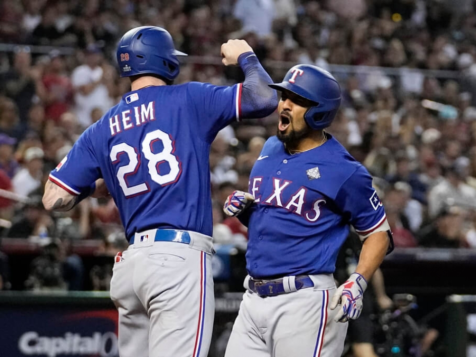 Texas Rangers win the franchise's first ever World Series title